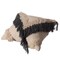 Deerlux 16" Handwoven Cotton Throw Pillow Cover with Embossed and Fringed Crossed line, Charcoal QI004300.CH - alternate 4